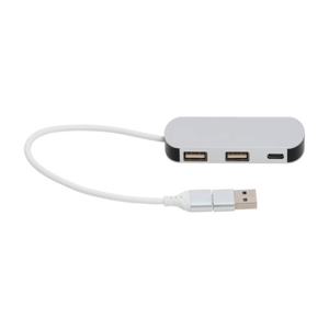 SO 132, CAVO. Cable multi USB 3 en 1 con luz y aro para llaves, incluye: 1 cable USB, 1 cable lightning y 1 cable tipo C.